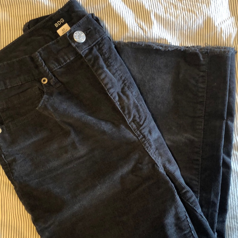 Grey corduroy pants